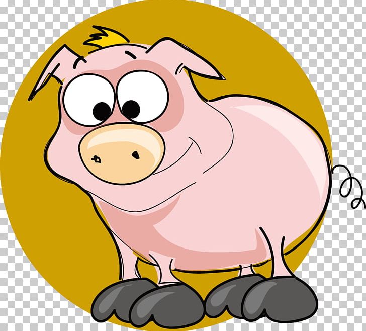 Domestic Pig Comics PNG, Clipart, Animal, Animals, Artwork, Cartoon, Clip Art Free PNG Download