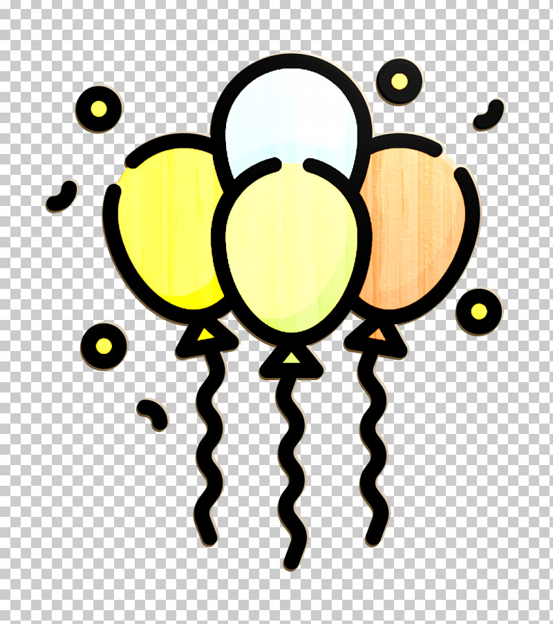 Balloon Icon Night Party Icon PNG, Clipart, Aesthetics, Balloon Icon, Line Art, Logo, Night Party Icon Free PNG Download