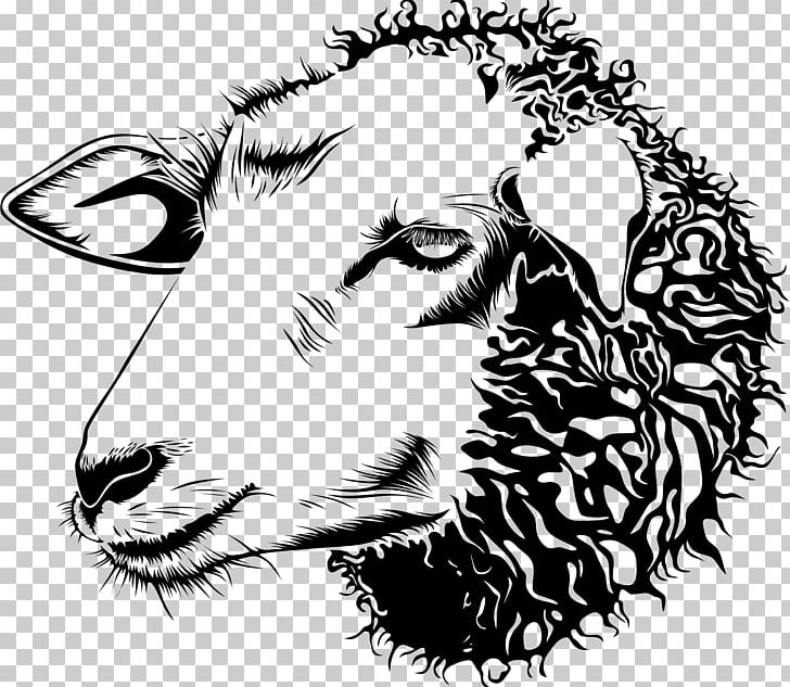 Cotswold Sheep Goat Line Art Drawing PNG, Clipart, Animals, Art, Artwork, Big Cats, Black And White Free PNG Download