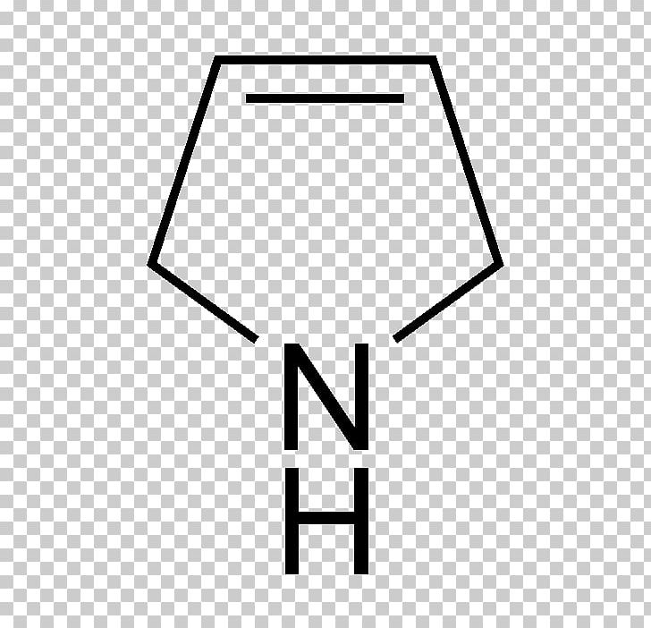 Pyrrolidine Pyrroline Pyrrole Chemistry Amine PNG, Clipart, Angle, Area, Aromaticity, Azole, Black Free PNG Download