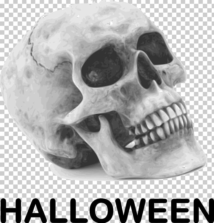 Calavera Skull Halloween Human Skeleton PNG, Clipart, Black And White, Bone, Calavera, Fantasy, Halloween Free PNG Download