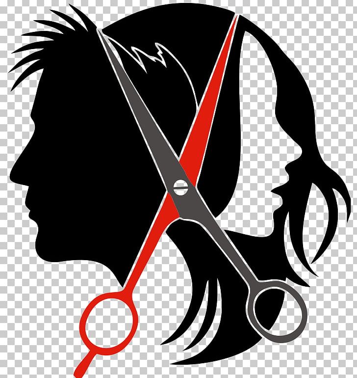 Logo Hairstyle Beauty Parlour PNG, Clipart, Art, Artwork, Barber, Barbershop, Black Free PNG Download