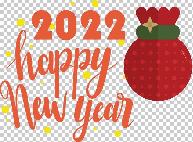 2022 Happy New Year 2022 New Year Happy 2022 New Year PNG, Clipart, Bauble, Christmas Day, Christmas Ornament M, Fruit, Logo Free PNG Download