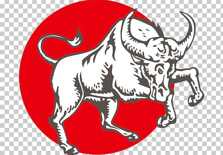 Charging Bull Cattle Water Buffalo PNG, Clipart, Artwork, Black And White, Bullfighting, Cartoon, Cow Goat Family Free PNG Download