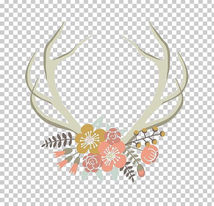 Deer Antler Horn Floral Design PNG, Clipart, Animals, Antler, Art, Cut Flowers, Deer Free PNG Download