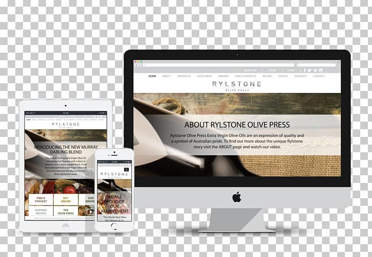 Responsive Web Design Display Advertising Rylstone Olive Oil PNG, Clipart, Brand, Business, Display Advertising, Media, Multimedia Free PNG Download
