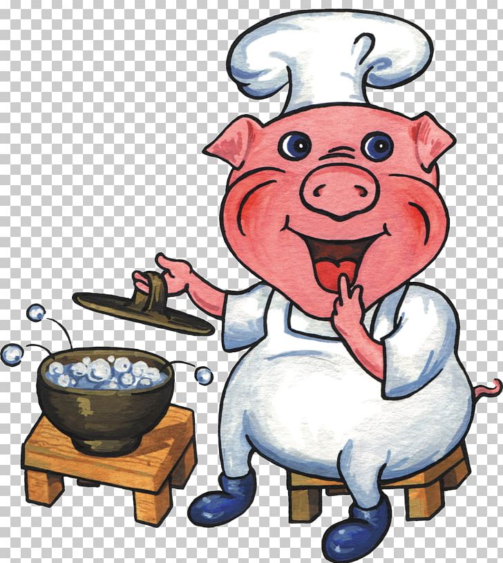 Domestic Pig Drawing PNG, Clipart, Animals, Animation, Art, Cartoon, Chef Free PNG Download