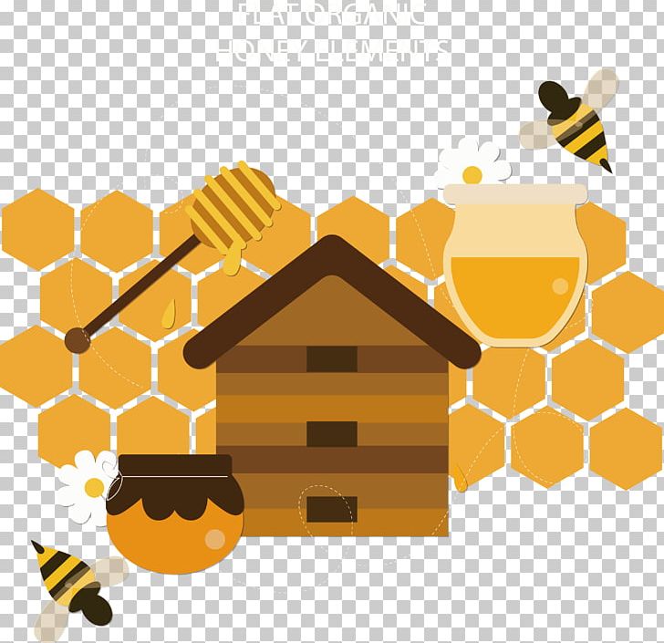 Honey Bee Honeycomb PNG, Clipart, Adobe Illustrator, Angle, Apartment House, Bee, Beehive Free PNG Download