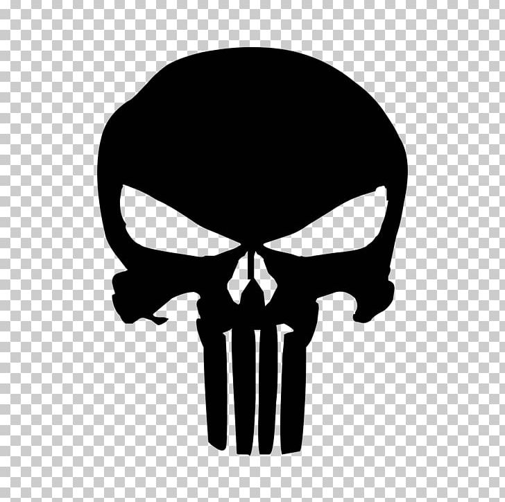 Punisher Logo Decal Sticker PNG, Clipart, Autocad Dxf, Black And White, Bone, Bumper Sticker, Car Free PNG Download