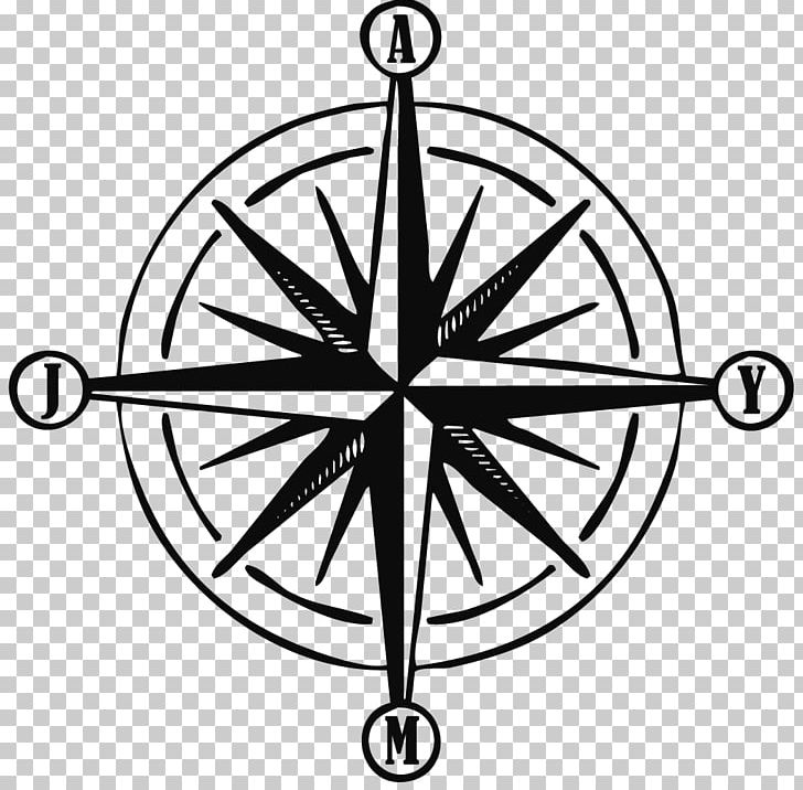 Compass Rose Points Of The Compass Tattoo Flower In The Sun PNG, Clipart,  Free PNG Download
