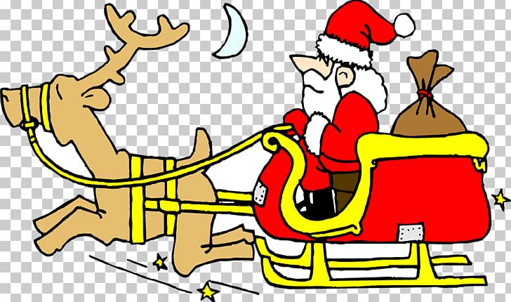 Santa Claus Reindeer PNG, Clipart, Area, Art, Artwork, Cartoon, Child Free PNG Download