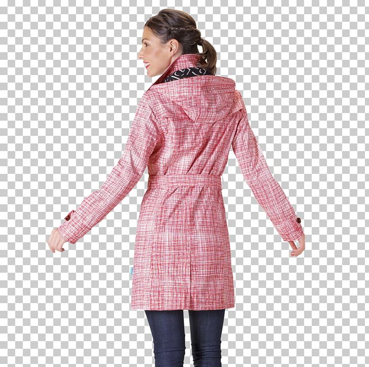 Coat Tartan Outerwear Sleeve Pink M PNG, Clipart, Clothing, Coat, Day Dress, Dress, Neck Free PNG Download