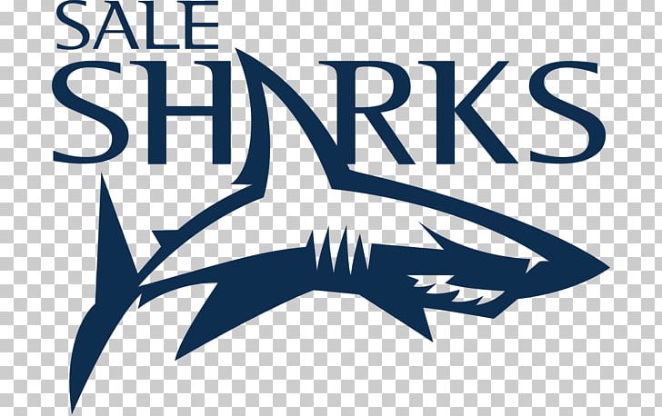 Sale Sharks Logo Rugby Union European Rugby Challenge Cup Rugby Football PNG, Clipart, Area, Artwork, Black And White, Blue, Brand Free PNG Download