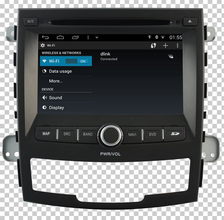 SsangYong Korando GPS Navigation Systems SsangYong Motor Car PNG, Clipart, Android, Car, Car Audio Limburg, Dvd Player, Electronics Free PNG Download