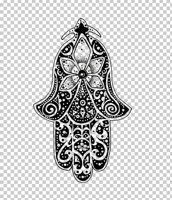 Hamsa Tattoo Evil Eye Amulet Hand PNG, Clipart, Amulet, Art, Black And White, Body Art, Body Jewelry Free PNG Download