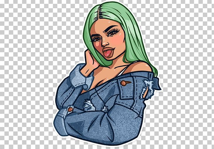 Keeping Up With The Kardashians Kylie Jenner Telegram Sticker Instagram PNG, Clipart, Art, Cartoon, Celebrities, Fictional Character, Finger Free PNG Download