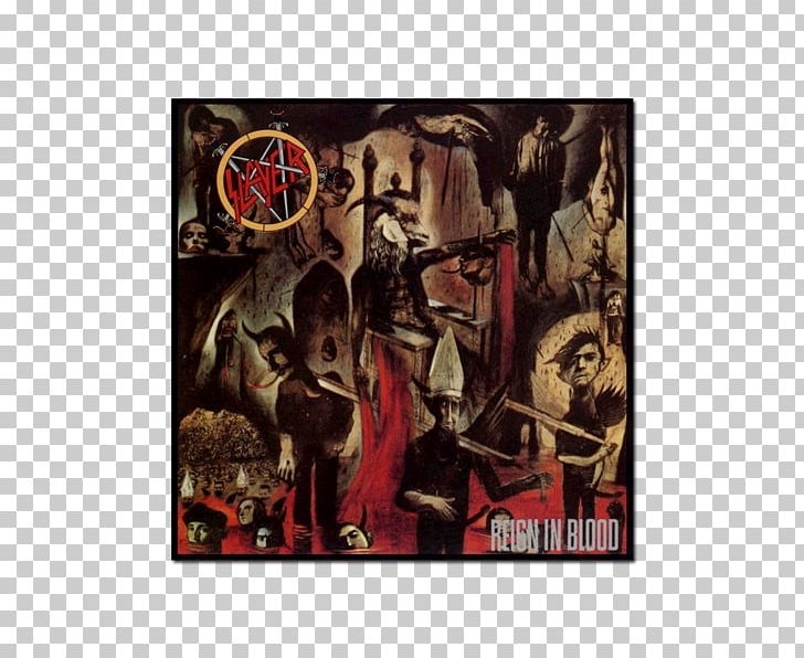 Reign In Blood Slayer LP Record Phonograph Record Thrash Metal PNG, Clipart, Album, Album Cover, Art, Compact Cassette, Compact Disc Free PNG Download