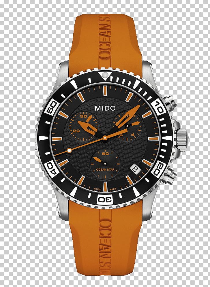 Watch Mido Quartz Clock Chronograph PNG, Clipart, Brand, Brown, Chronograph, Clock, Hamilton Khaki King Free PNG Download