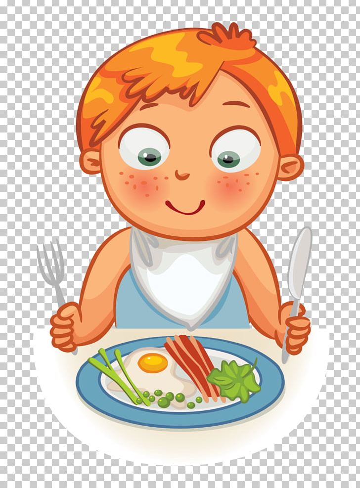eating cereal clipart