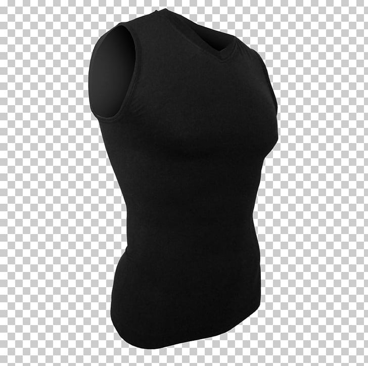 Gilets Sleeveless Shirt Shoulder PNG, Clipart, Active Shirt, Active Tank, Black, Black M, Body Shape Free PNG Download