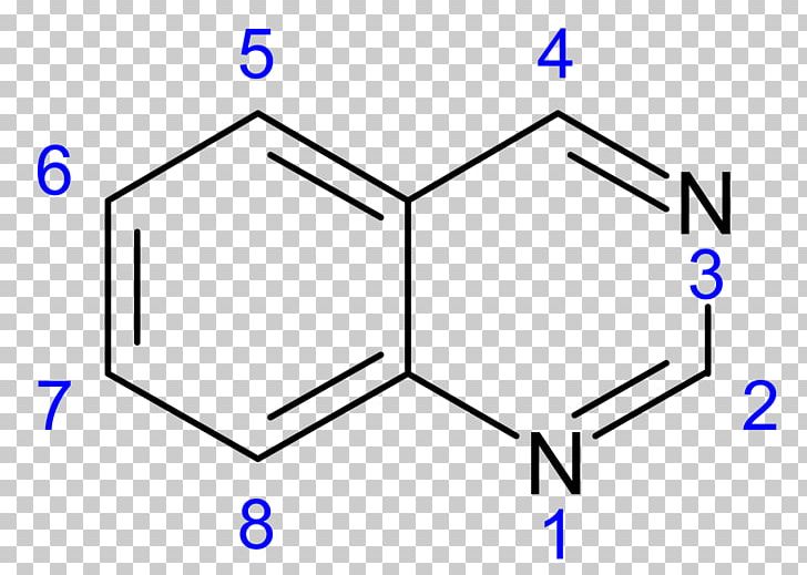 Quinazoline Chemical Compound CAS Registry Number Chemical Substance PNG, Clipart, Alkaloid, Angle, Area, Atom, Blue Free PNG Download