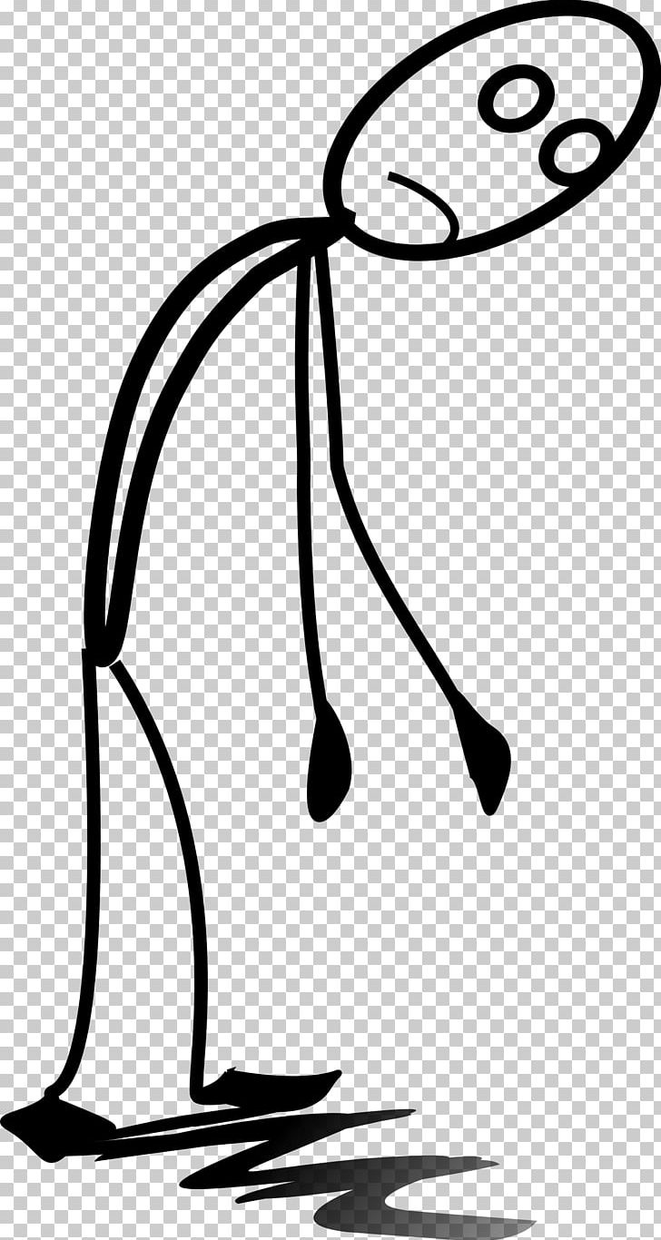 Stick Figure Feeling Tired PNG, Clipart, Area, Artwork, Black, Black And White, Drawing Free PNG Download