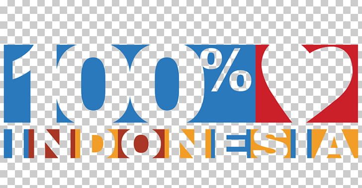 100% Cinta Indonesia Logo Indonesian PNG, Clipart, 100 Cinta Indonesia, Area, Banner, Blue, Brand Free PNG Download