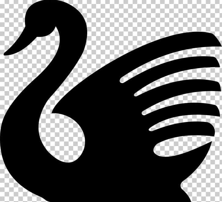 Black Swan Silhouette Drawing PNG, Clipart, Animals, Art White, Artwork, Beak, Bird Free PNG Download