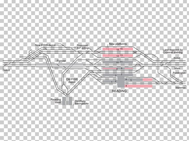 Reading Railway Station Reading Southern Railway Station 21st-century Modernisation Of The Great Western Main Line Rail Transport PNG, Clipart, Angle, Brand, Crossrail, Diagram, Document Free PNG Download