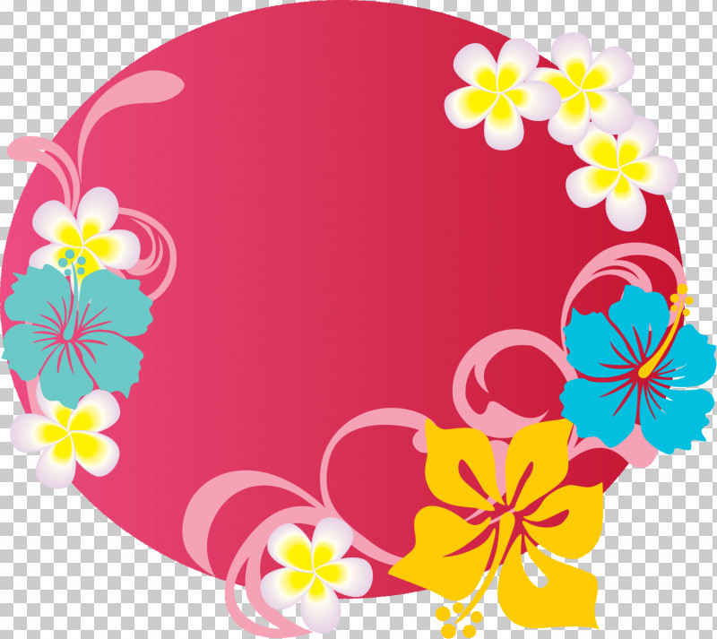Hibiscus Frame Flower Frame PNG, Clipart, Flower, Flower Frame, Hibiscus, Hibiscus Frame, Plant Free PNG Download