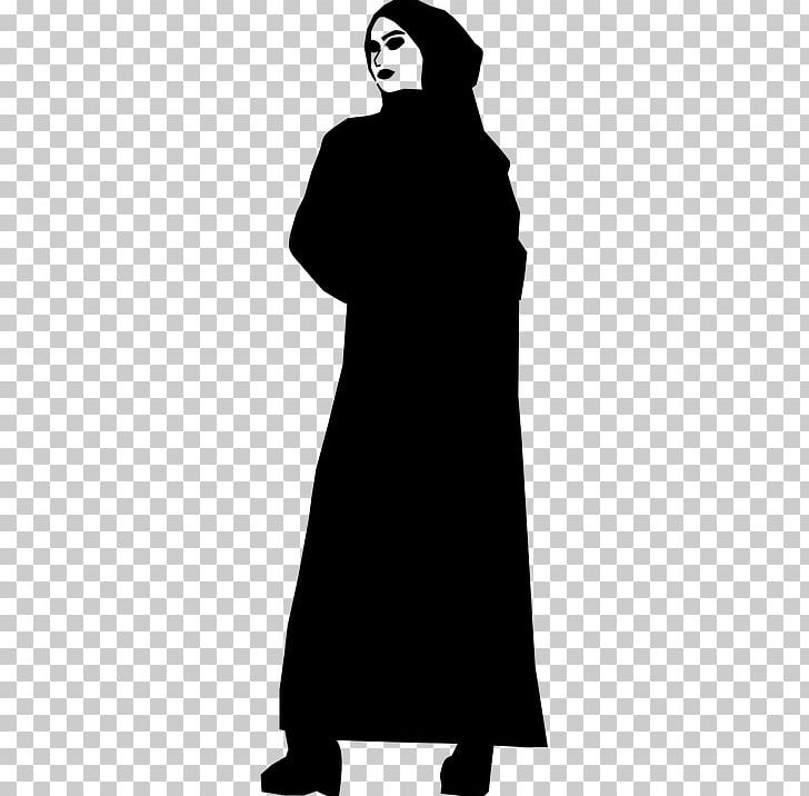 Muslim Islam Silhouette PNG, Clipart, Abaya, Black, Black And White, Burqa, Fictional Character Free PNG Download