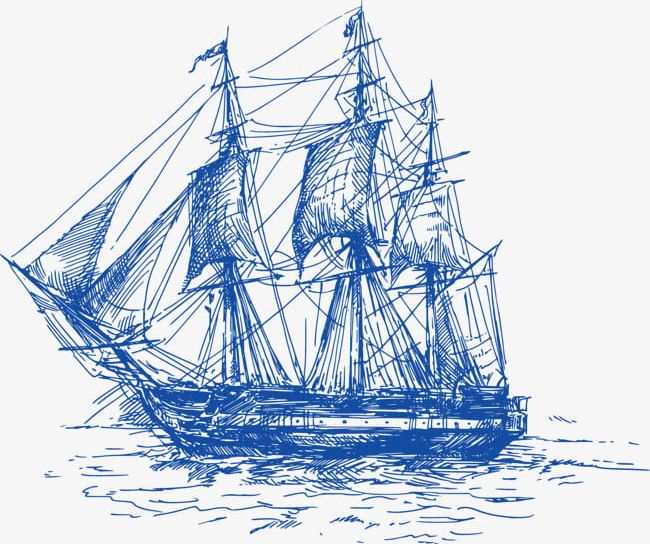 Ship PNG, Clipart, Boat, Brigantine, Galleon, Hand Painted, Hand Painted Boat Free PNG Download