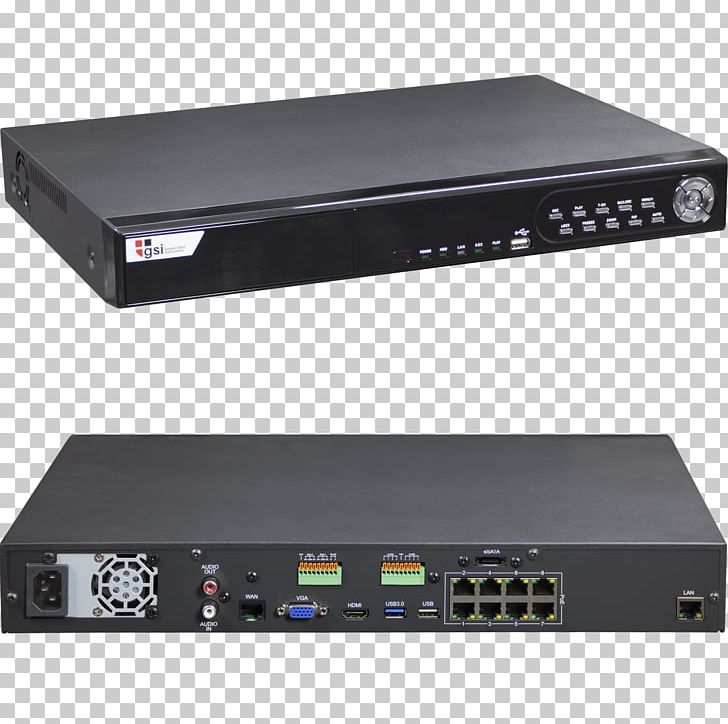 RF Modulator Digital Video Recorders Network Video Recorder H.264/MPEG-4 AVC PNG, Clipart, Audio Receiver, Cable Converter Box, Camera, Electronics, Golden Speakers Free PNG Download