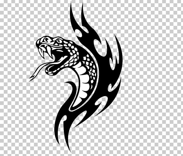 Angry snake tattoo black and white Stock Illustration by insima 316167576