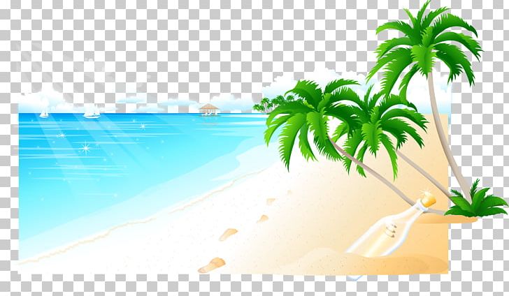 Coconut Arecaceae Tree PNG, Clipart, Background Material, Background Vector, Beach Background, Computer Wallpaper, Happy Birthday Vector Images Free PNG Download
