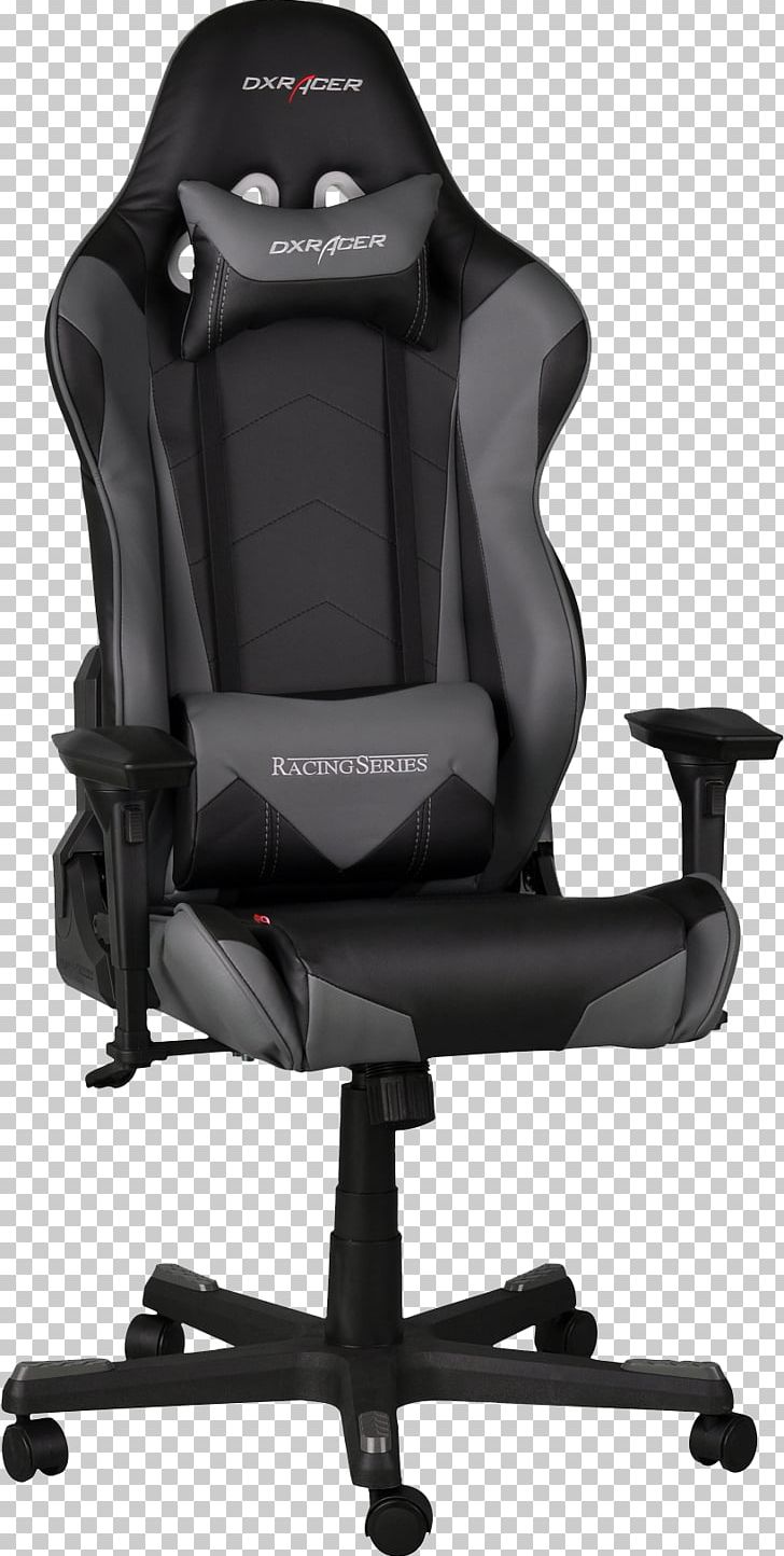 Office & Desk Chairs Gaming Chair Swivel Chair DXRacer PNG, Clipart, Black, Bonded Leather, Car Seat, Car Seat Cover, Caster Free PNG Download