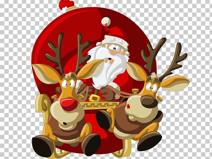 Santa Claus Village Reindeer Christmas PNG, Clipart, Christmas Decoration, Christmas Music, Christmas Stocking, Deer, Fictional Character Free PNG Download