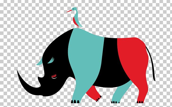 Digital Illustration Drawing Rhinoceros PNG, Clipart, African Elephant, Art, Carnivoran, Digital Illustration, Drawing Free PNG Download