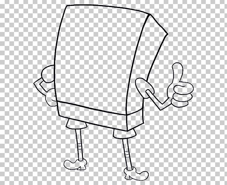 Patrick Star Squidward Tentacles Sandy Cheeks Drawing Mrs. Puff PNG, Clipart, Angle, Black And White, Cartoon, Chair, Chibi Free PNG Download