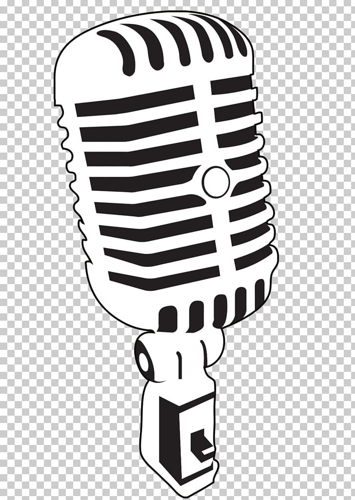 Microphone T-shirt Wall Decal Sticker PNG, Clipart, Audio, Audio Equipment, Black And White, Bumper Sticker, Decal Free PNG Download