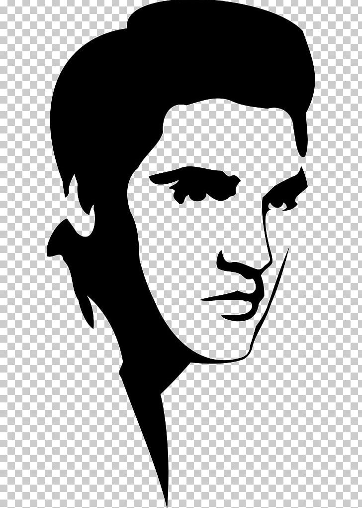 Elvis Presley Stencil Silhouette Art PNG, Clipart, Animals, Art, Artwork, Black, Black And White Free PNG Download