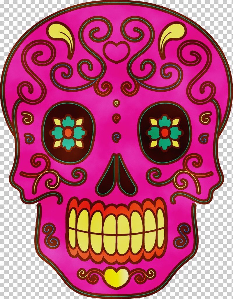 Skull Art PNG, Clipart, Anatomy, Calavera, D%c3%ada De Muertos, Day Of The Dead, Drawing Free PNG Download