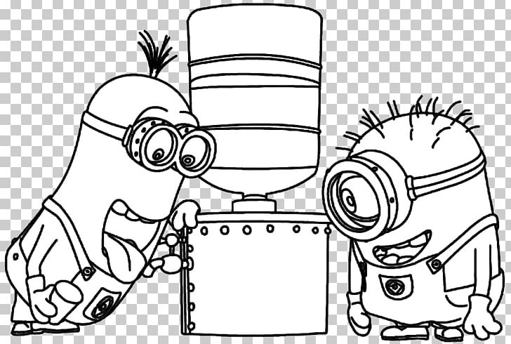 Coloring Book Drawing Painting Jimmy Five Minions PNG, Clipart, Angle, Art, Auto Part, Baby Elephant, Black Free PNG Download