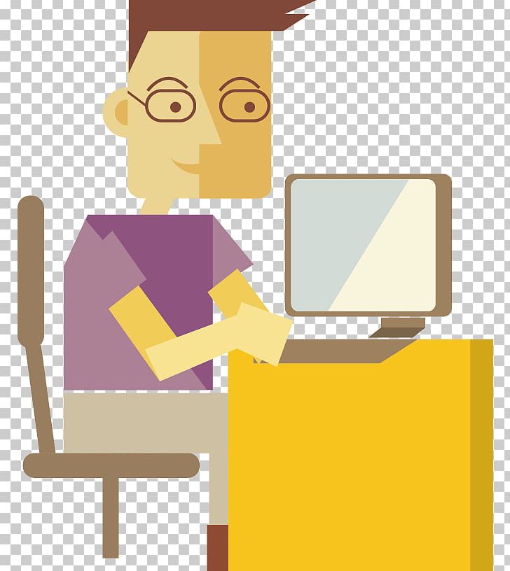 Computer Computer File PNG, Clipart, Adobe Illustrator, Business Man, Computer, Computer Network, Computer Vector Free PNG Download