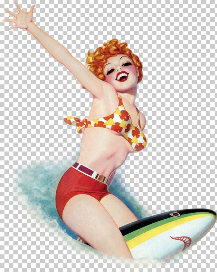Pin-up Girl Poster Art Surfing PNG, Clipart, Art, Bettie Page, Enoch Bolles, Fictional Character, Ginger Rogers Free PNG Download