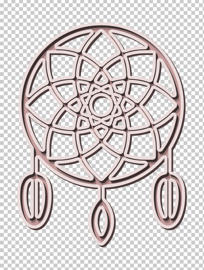Indian Icon Dream Catcher Icon American Indigenous Signals Icon PNG ...