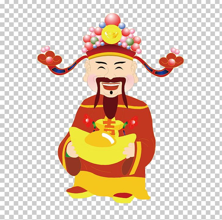 Caishen Jade Emperor Chinese New Year PNG, Clipart, Animation, Art, Caishen, Cartoon, Chinese New Year Free PNG Download