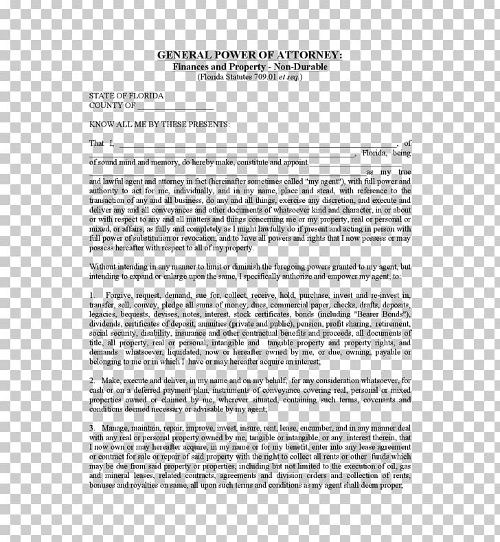 Power Of Attorney Florida Form Revocation Template PNG, Clipart, Area, Attorney, Desktop Computers, Document, Florida Free PNG Download