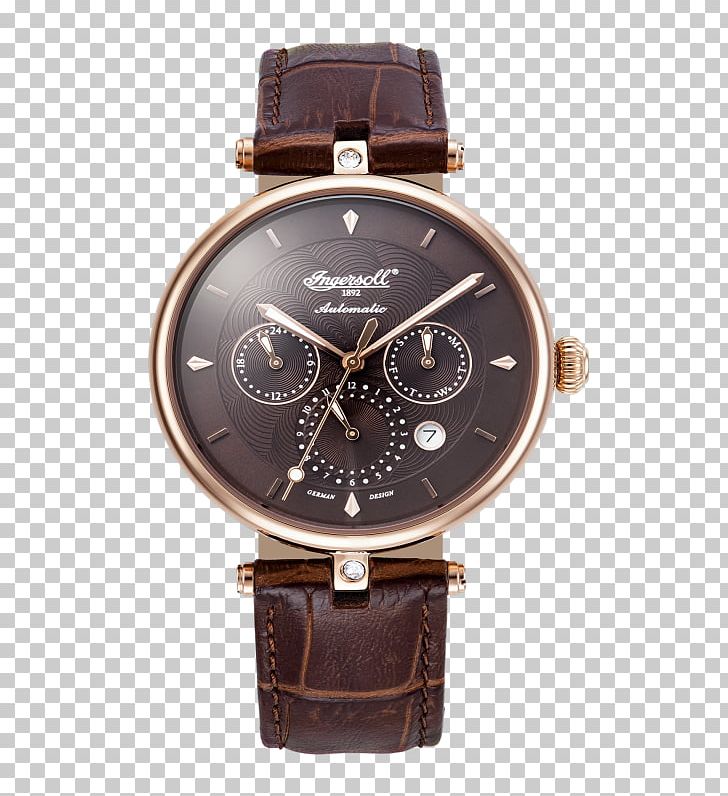 Ingersoll Watch Company Automatic Watch Analog Watch Chronograph PNG, Clipart, Accessories, Analog Watch, Automatic Watch, Brand, Brown Free PNG Download