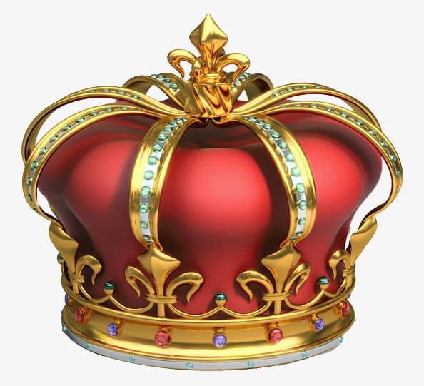 Three-dimensional Hand-painted Red Crown PNG, Clipart, Creatives, Crown, Crown Clipart, Floating, Floating Creatives Free PNG Download